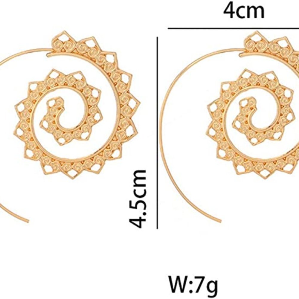 Gold luxure Hoop earrings ! - Picture 4 of 5